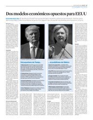 Programas económicos de Donald Trump y Hillary Clinton (Diario Expansión, 19 agosto 2016)