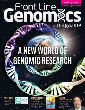 A NEW WORLD OF GENOMIC RESEARCH