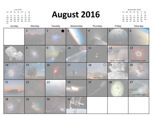 Wall Calendar 2017 NASA Best of the Astronomy Picture of the Day