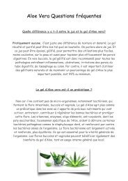 Aloe Vera information