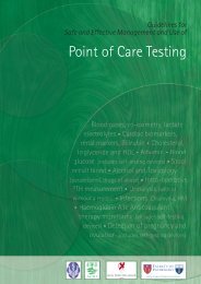 Point of Care Testing - Royal College of Physicians of Ireland