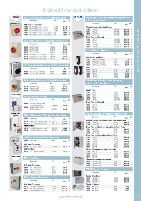 WF Senate Trade Price Product Guide Edition 2 March 2016 V2