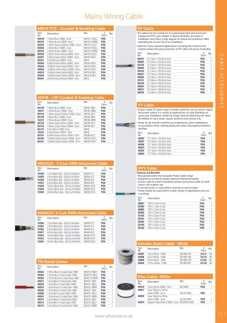 WF Senate Trade Price Product Guide Edition 2 March 2016 V2