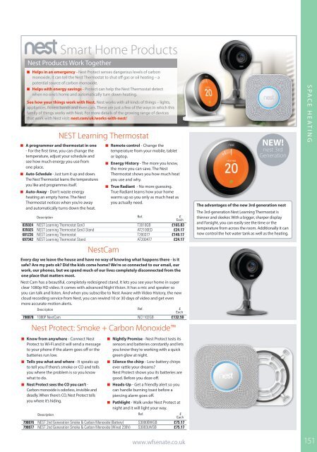 WF Senate Trade Price Product Guide Edition 2 March 2016 V2