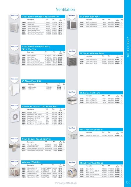 WF Senate Trade Price Product Guide Edition 2 March 2016 V2