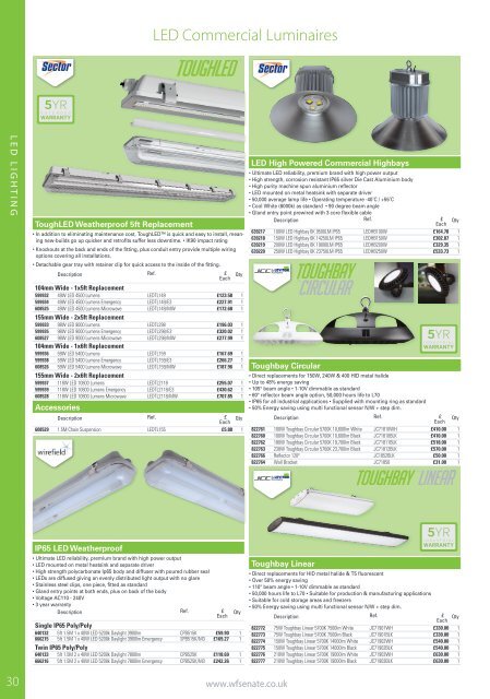 WF Senate Trade Price Product Guide Edition 2 March 2016 V2