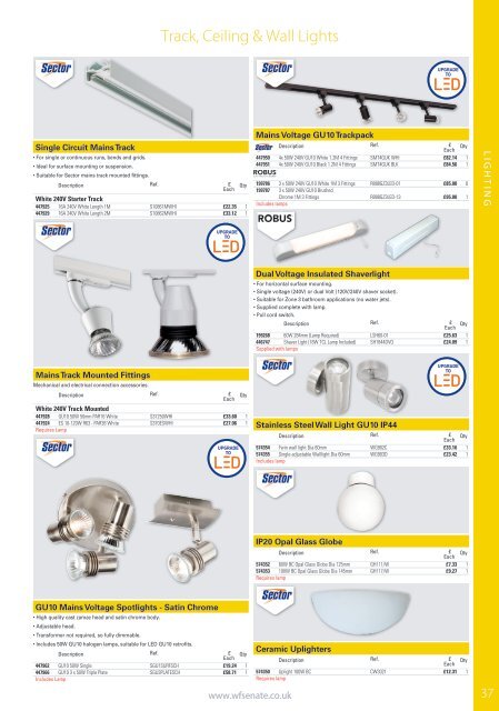 WF Senate Trade Price Product Guide Edition 2 March 2016 V2