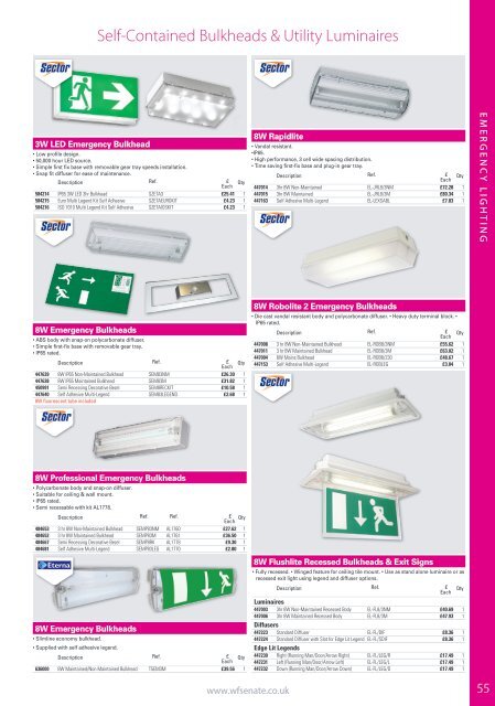 WF Senate Trade Price Product Guide Edition 2 March 2016 V2