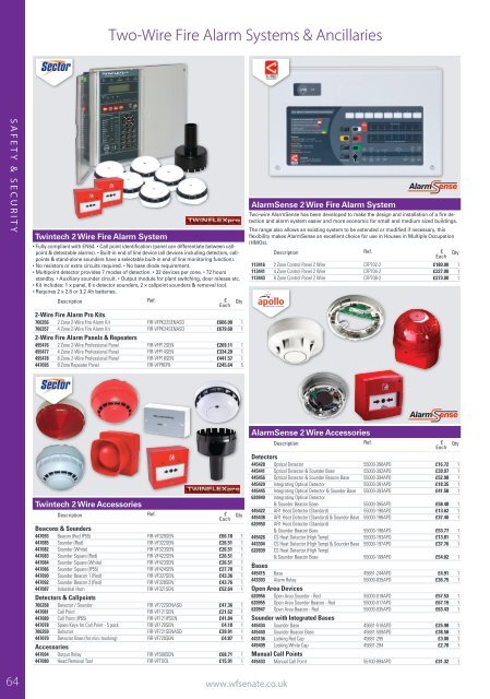 WF Senate Trade Price Product Guide Edition 2 March 2016 V2