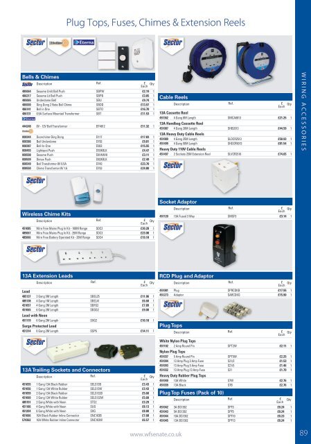 WF Senate Trade Price Product Guide Edition 2 March 2016 V2