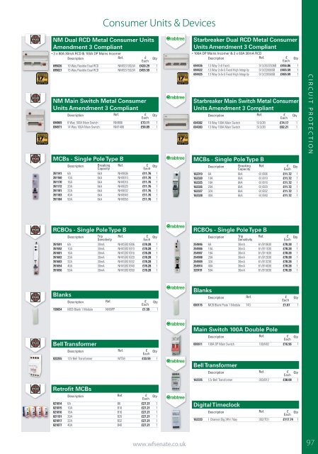 WF Senate Trade Price Product Guide Edition 2 March 2016 V2