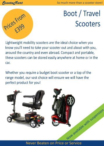 3 Boot Scooters