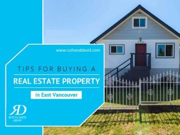 Tips for Buying Your Home in East Vancouver