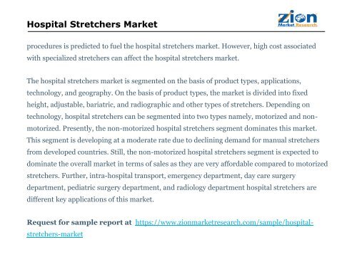 Hospital Stretchers Market