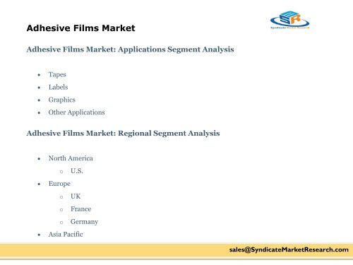 Adhesive Films Market