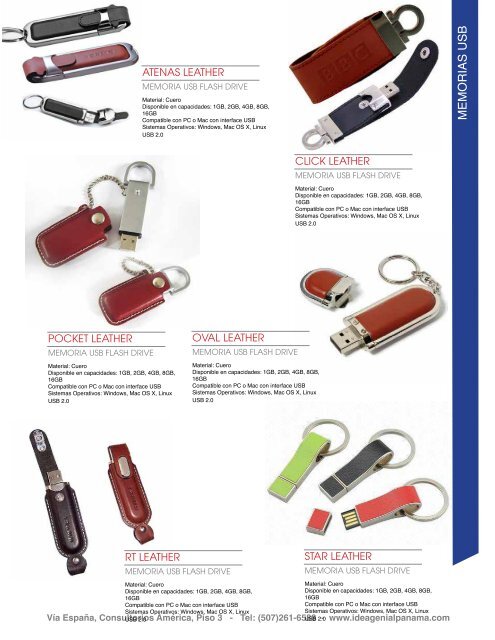 Idea Genial Catalogo Memorias USB