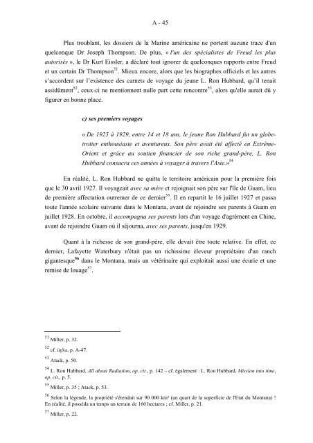 Le droit pénal et la progression spirituelle au sein des sectes : l'exemple de l'Église de scientologie - Annexes