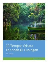 10 Tempat Wisata Terindah Di Kuningan