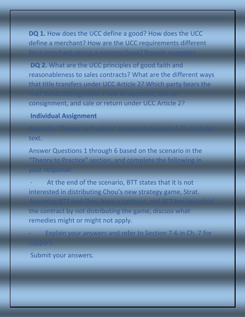 LAW 421 Final Exam - LAW 421 Final Exam Answers | Studentwhiz.com