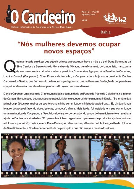 ?N?s mulheres devemos ocupar novos espa?os?