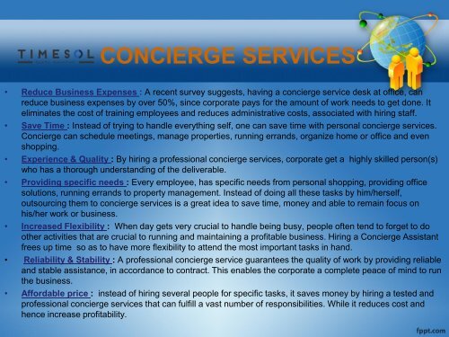 Concierge PPT