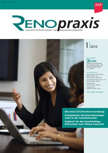 RENOpraxis 01/2016