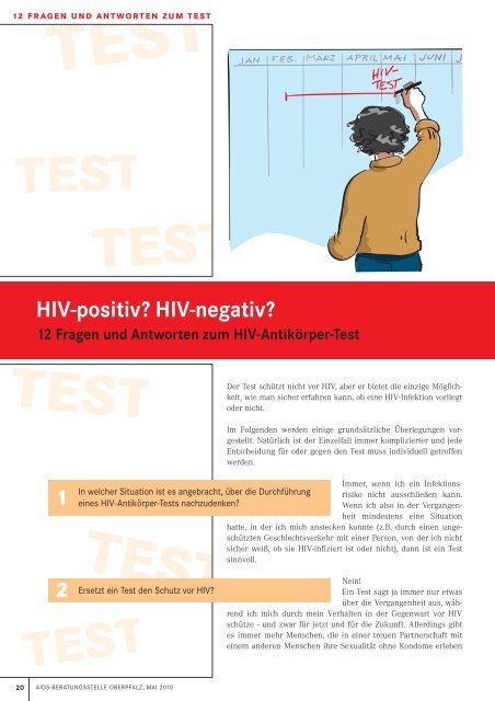 HIV/AIDS in der Oberpfalz - Psychosoziale AidsBeratungsstelle ...