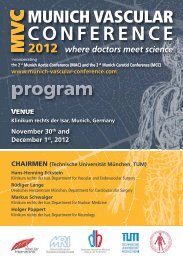 program friday - Munich Vascular Conference