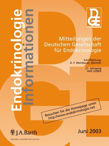Endokrinologie Informationen - Deutsche Gesellschaft für ...