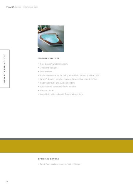 Jacuzzi brochure