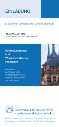 Das gynäkologische Vitalstoffkonzept rund um die ... - Prof. Dr. Ahrendt