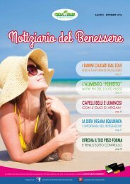 Notiziario del Benessere Agosto - Settembre 2016 