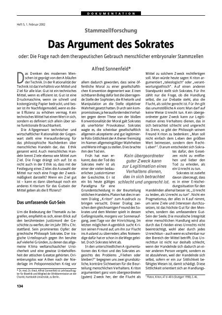 Dokumentation PID, PND, Forschung an Embryonen - 3., erweiterte ...