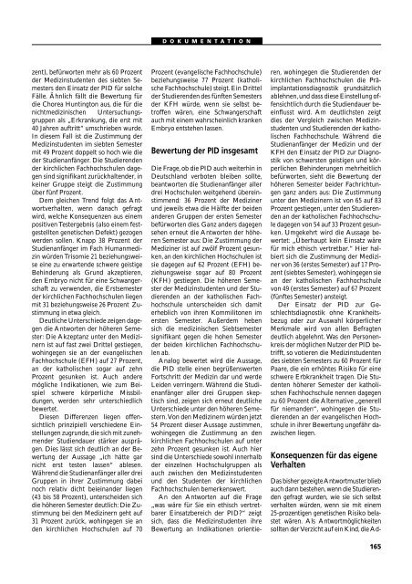 Dokumentation PID, PND, Forschung an Embryonen - 3., erweiterte ...