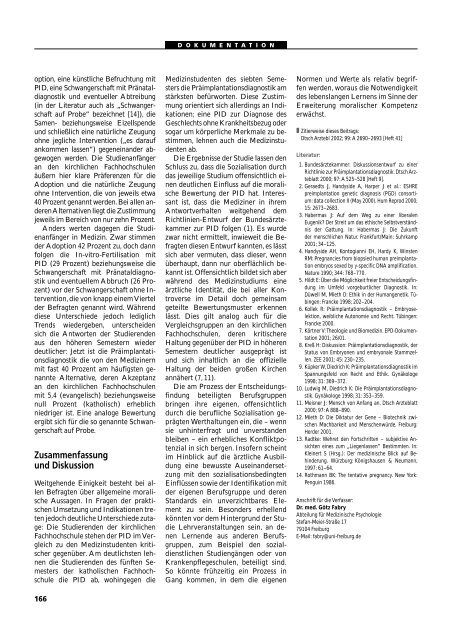 Dokumentation PID, PND, Forschung an Embryonen - 3., erweiterte ...