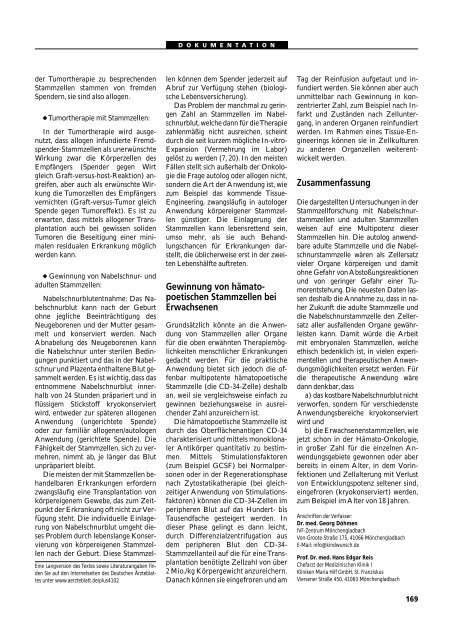 Dokumentation PID, PND, Forschung an Embryonen - 3., erweiterte ...