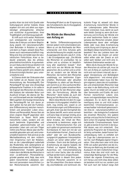 Dokumentation PID, PND, Forschung an Embryonen - 3., erweiterte ...