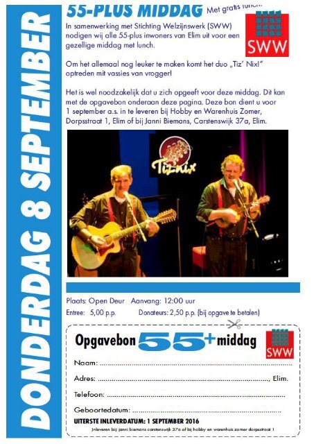 Donderdag 2016 Prg