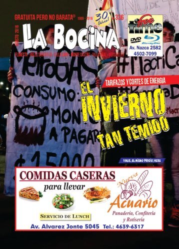 La Bocina Nº 336 - Agosto 2016