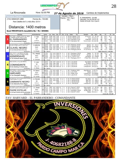 REVISTA SEMANA 25 AL 28 DE AGOSTO