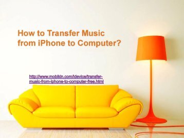 How to Transfer Music from iphone to Computer ?