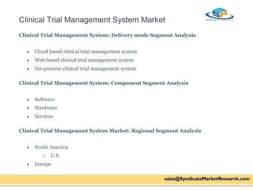 Clinical Trial Management System Market