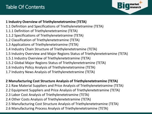 Global Triethylenetetramine (TETA) Industry Research & Report 2016