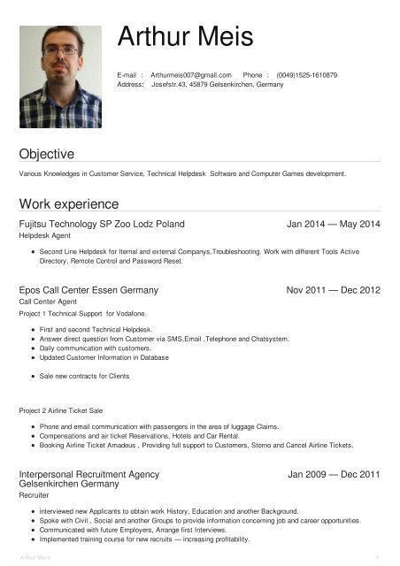 Sample Cv Click on one of our offices on the map below to find our contact, location and postal details. yumpu