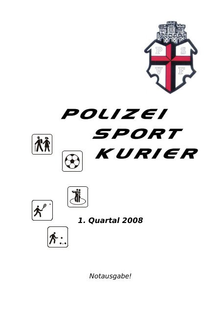 POLIZEI SPORT KURIER - Polizei-Sportverein Freiburg e.V.