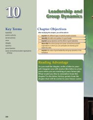Chapter 10 ~ Leadership and Group Dynamics