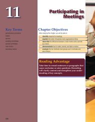 Chapter 11 ~ Participating in Meetings