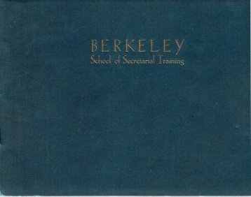 1931 BerkeleyCollegeCatalog