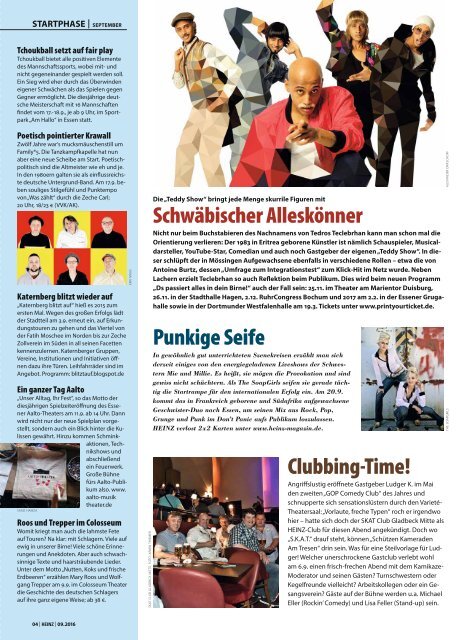 HEINZ Magazin Essen 09-2016