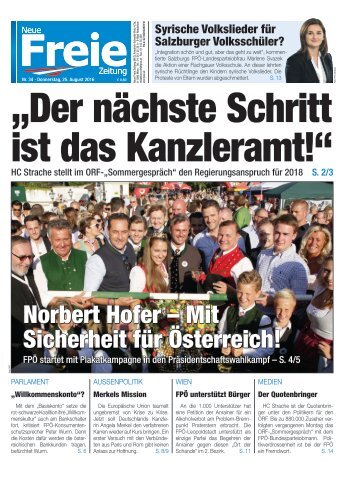 „Der nächste Schritt ist das Kanzleramt!"